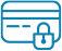 Icon representing security aspect of the virtual card
